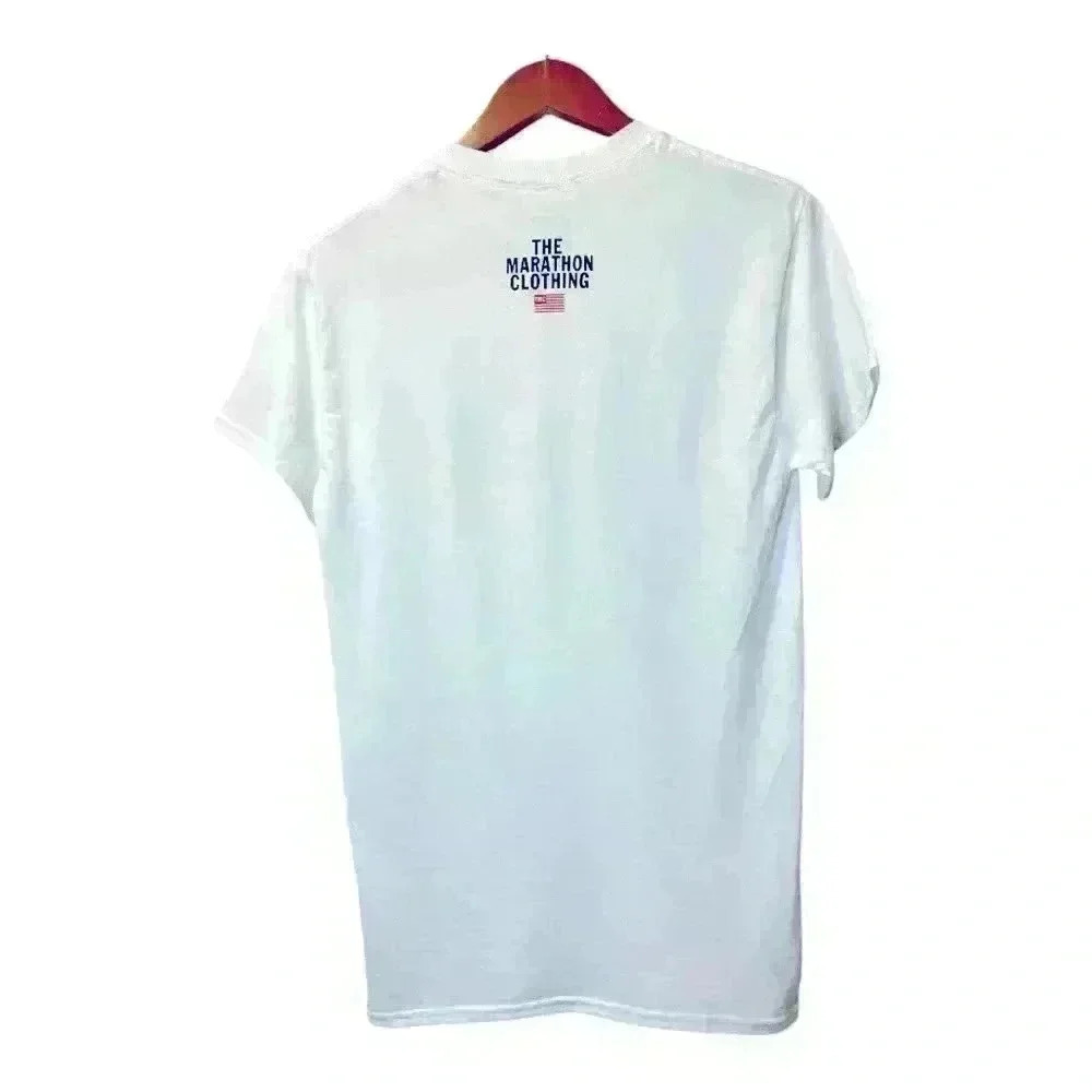 The Marathon Clothing White T-Shirt with Red TMC Logo. Small. NWT - Picture 7 of 8